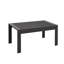 Ensemble de conversation moderne en aluminium 4 pièces avec canapé et table basse 4 pièces
