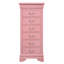 Commode à linge Louis Phillipe G3104-LC, rose-776961164