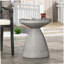 Table d'appoint d'extérieur en béton léger