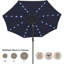 Parasol de marché éclairé Caerphilly-157318111-157318109