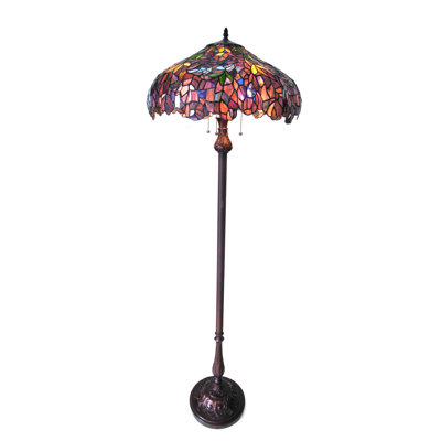 Alexandra 64'' Antique Bronze Traditional Floor Lamp