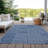  Machine Washable Indoor/Outdoor Chantille ACN990 Green Area Rug-1252082676