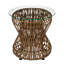 Table de bout ocho en rotin