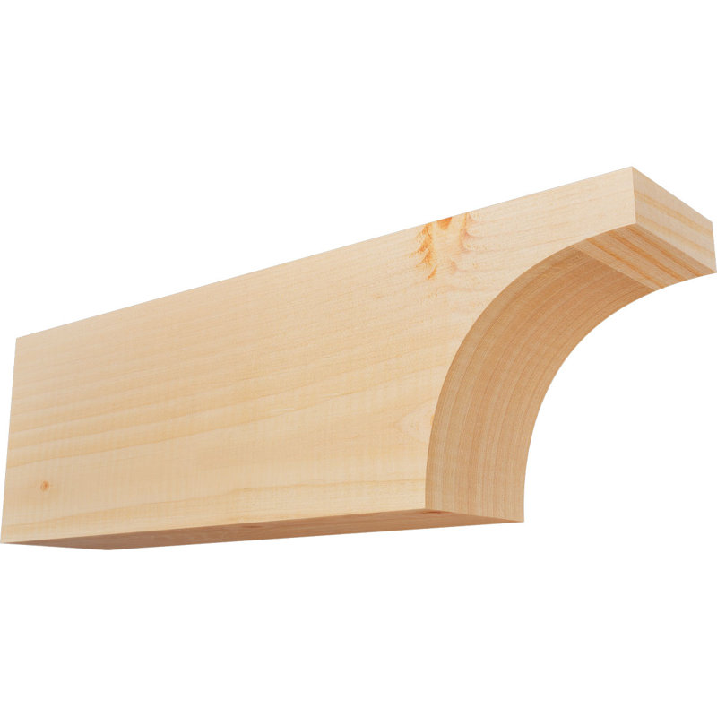 Queue de chevron lisse Huntington, Sapin de Douglas, H 6 po x l 3 1/2 po x L 18 po