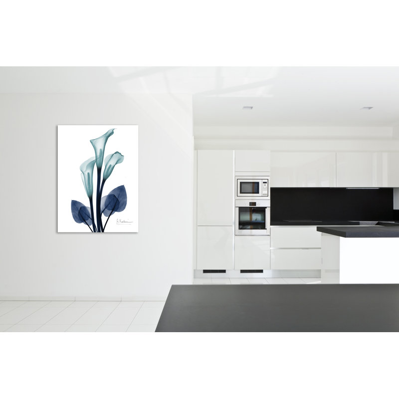 «Midnight Calla Lily 1», toile tendue par Albert Koetsier, H 48 po x l 36 po x P 1,5 po