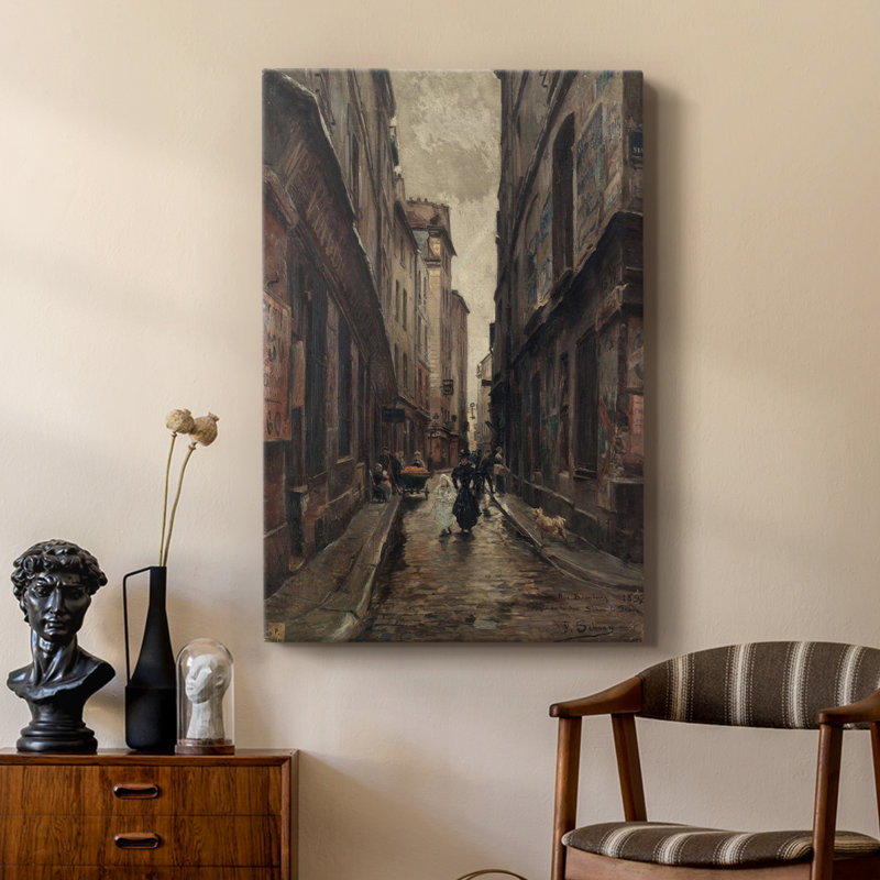 Paysage rétro Lxxviii - galerie Cavas sur mesure, H 48 po x l 32 po