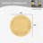 Home Weavers Classy Bathmat 100% Cotton Tufted Bath Rug, Extra Soft and Absorbent Bath Rugs, Non-Slip Bath Mats, Machine Washable bath rugs for Bathroom, 30" Round, Yellow-588872271
