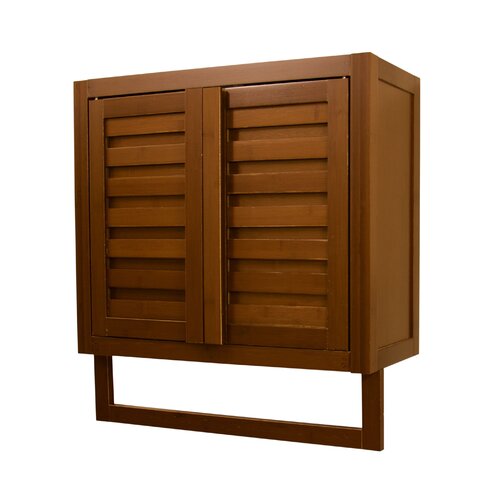 Beachcrest Home Mitch Solid Wood Wall Bathroom Cabinet & Reviews | Wayfair