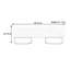 Banc rembourré en mélange de polyester Dannion-997252048-997252050
