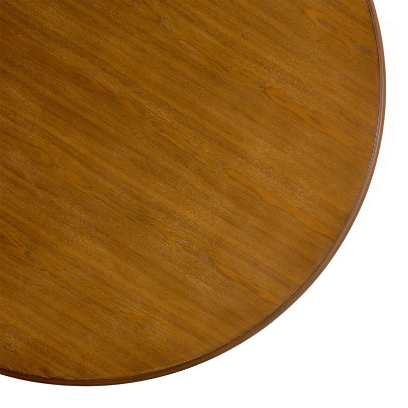 Table de salle à manger ronde, Brun cendré