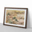 The Cranes Beside a Lake by Hashimoto Gaho - Framed Print-55642247-55642248
