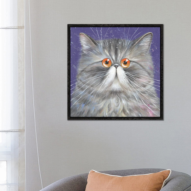 Sally by Kim Haskins - Print on Canvas, Black Framed, 66.04 cm H x 66.04 cm W