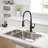 VIBRANTBATH Pull Down Kitchen Faucet-98155088