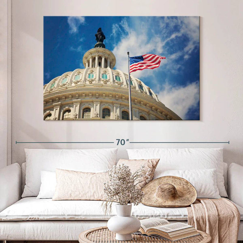Lilie Washington DC Capitol Dome, H 34 po x l 51 po
