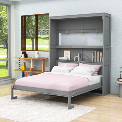 Murphy Bed with Mattress Holder and Slats