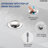 Single Hole Pull-Out Bathroom Faucet, 2-Function Sprayer Bathroom Sink Faucet with Drain Assembly-120089895