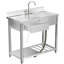 Évier utilitaire de cuisine 39 po Heimo