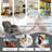 Vayun 40.94"W 180° Flat Lay Power Recliner, Massage Heater, Cup Holders, Dual Motors-1213390803