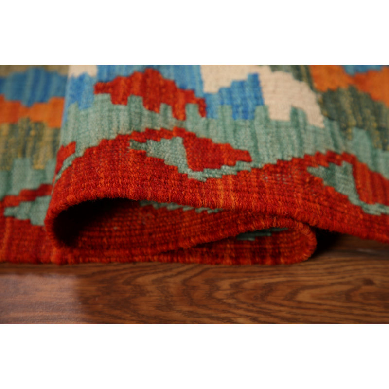 Tapis oriental géométrique Kilim 3 x 5