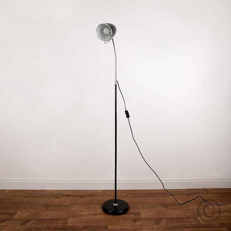 Aquavia 135cm Task Floor Lamp, Black
