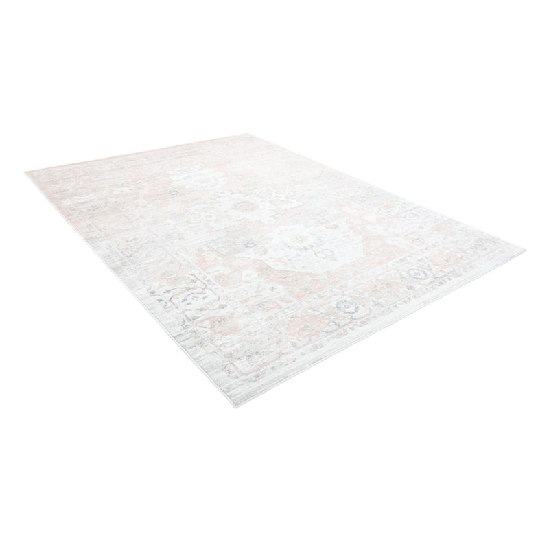 Tallula Oriental Rose Pink Rug, Rectangle 7'1" x 11'