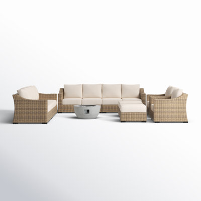 Eloisa 9-piece Fire Seating Sectional