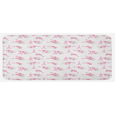 Country/Cottage Solid Color Synthetic Kitchen Mat