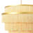 Boho 5-Tier Metal Chandelier with Fringe