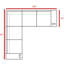 Canapé modulaire d'extérieur, 102 po de largeur, conception réversible, coussins en mousse épaisse de 5 po d'épaisseur, pinces emboîtables, coussins en nylon large avec siège réversible entièrement assemblé, siège confortable, sécuritaire
