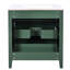 Retro Bathroom Cabinet With Ceramic Sink, Solid Wood, 3 Drawers, Colour Scheme & Style-1710975348