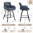 Nicola Urban Comfort Upholstered Island Chairs-1190814666-1190814668