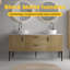 Bathroom Vanity With Ceramic Sink, Freestanding Bathroom Vanity For Modern Bathroom