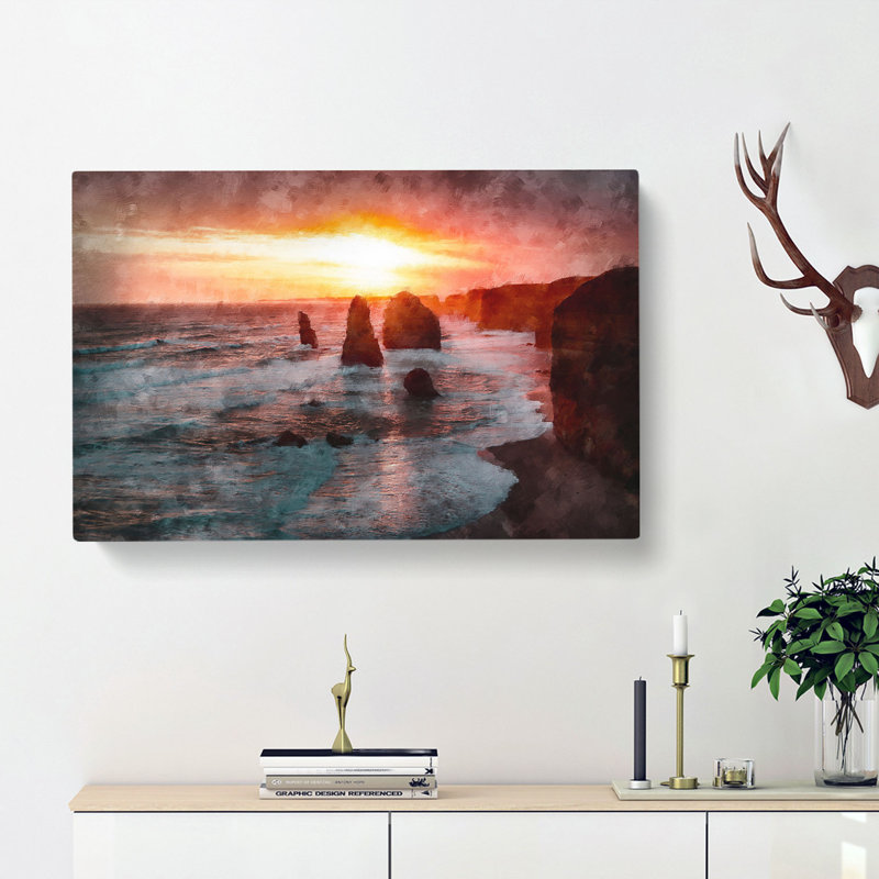 Twelve Apostles in Victoria Australia - Wrapped Canvas, 40cm H x 60cm W x 3cm D