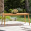 Table de salle à manger d'extérieur avec structure en bois d'acacia