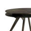 Bois rond gris Zorvian Table de salle à manger à 4 pieds