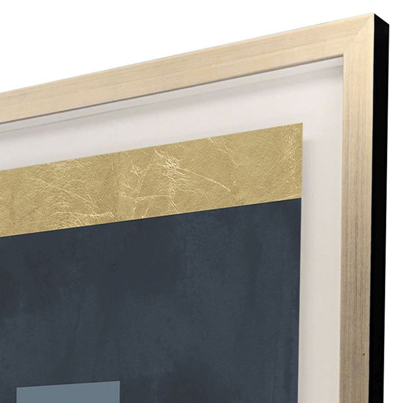 Gold Colorblock I Print by Libby Langdon Paragon