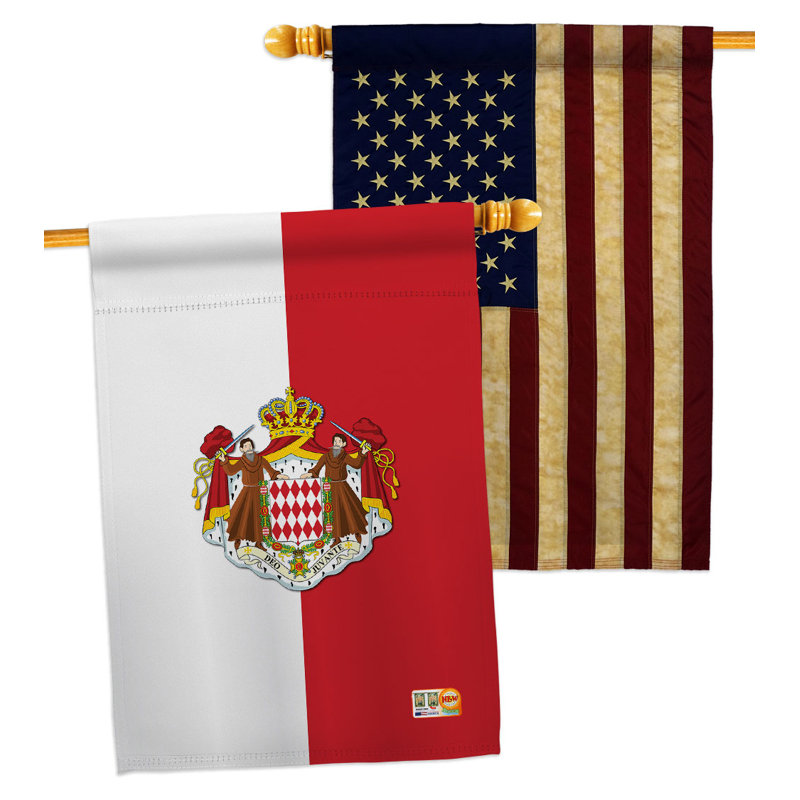 Drapeau de maison en polyester 2 faces 3 pi 3 po x 2 pi 3 po Home Decor