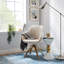 Velvet Swivel Accent Chair-1825405948