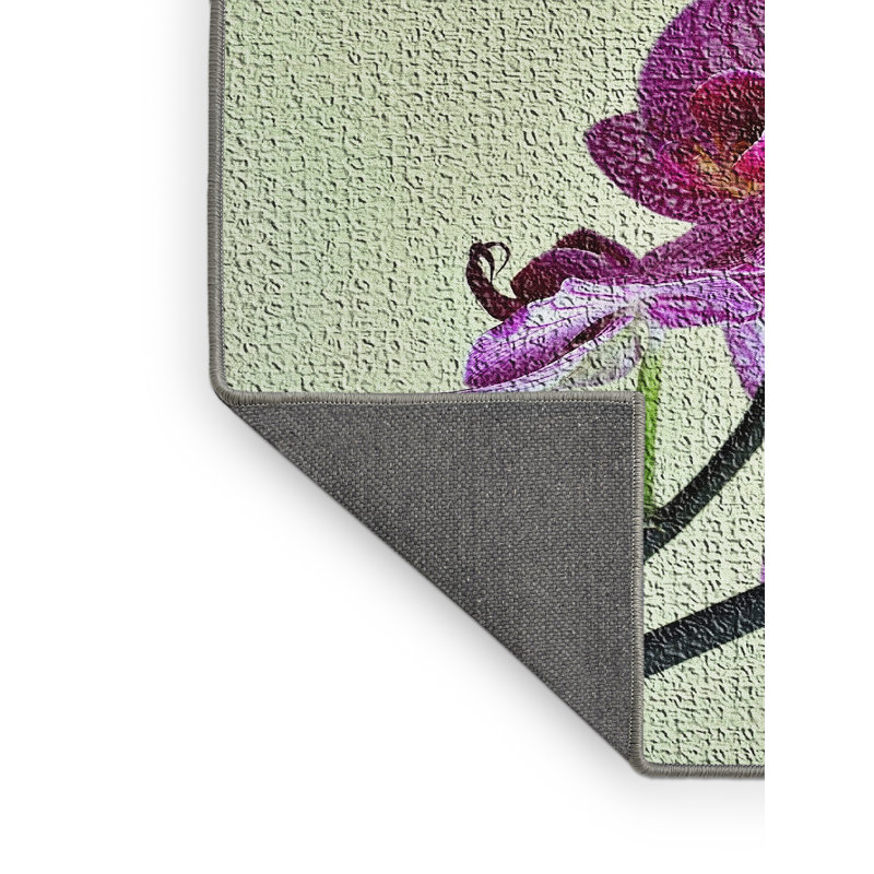 Floral Indoor Rug, Rectangle 2' x 5'