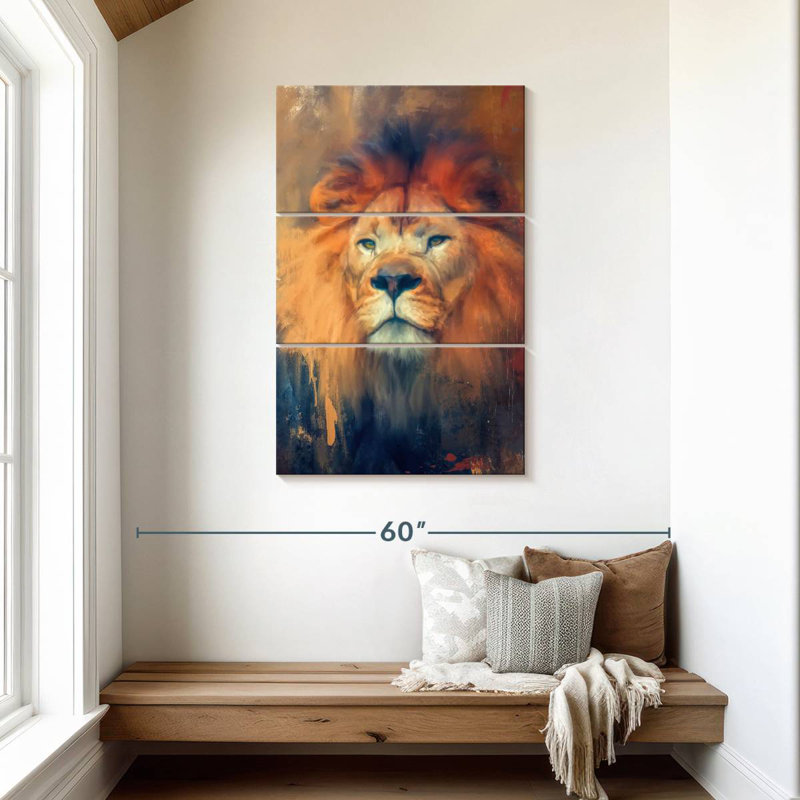 Brampt Lion Energy, 45'' H x 28'' W
