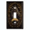 Copper Rust Patina Teal Print 1 - Gang Toggle Light Switch Standard Wall Plate