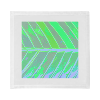 Tropical Leaf Cotton Sateen Dinner Napkins