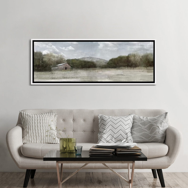 Reproduction d’art sur toile « Country satisfaction détail » par Nan-Panoramic, Toile blanche encadrée