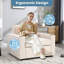 Fauteuil-lit convertible 3-en-1 avec massage et chaleur-662037048