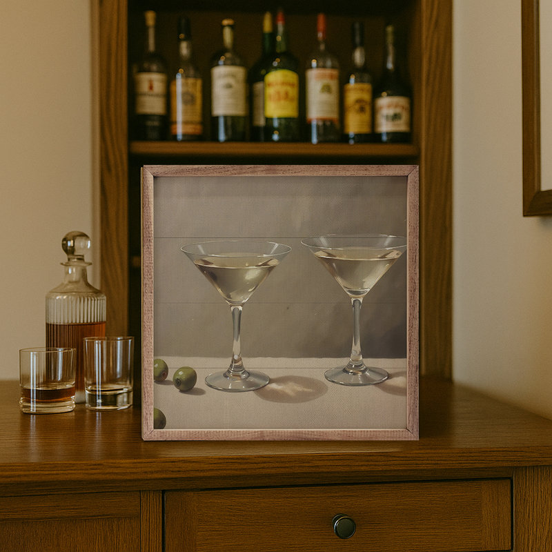 Fabrication de martinis, H 4 po x l 4 po