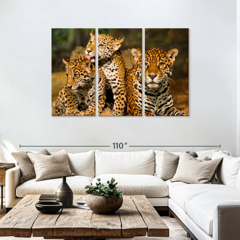 Jaguar Tribe, 48" H x 74" W