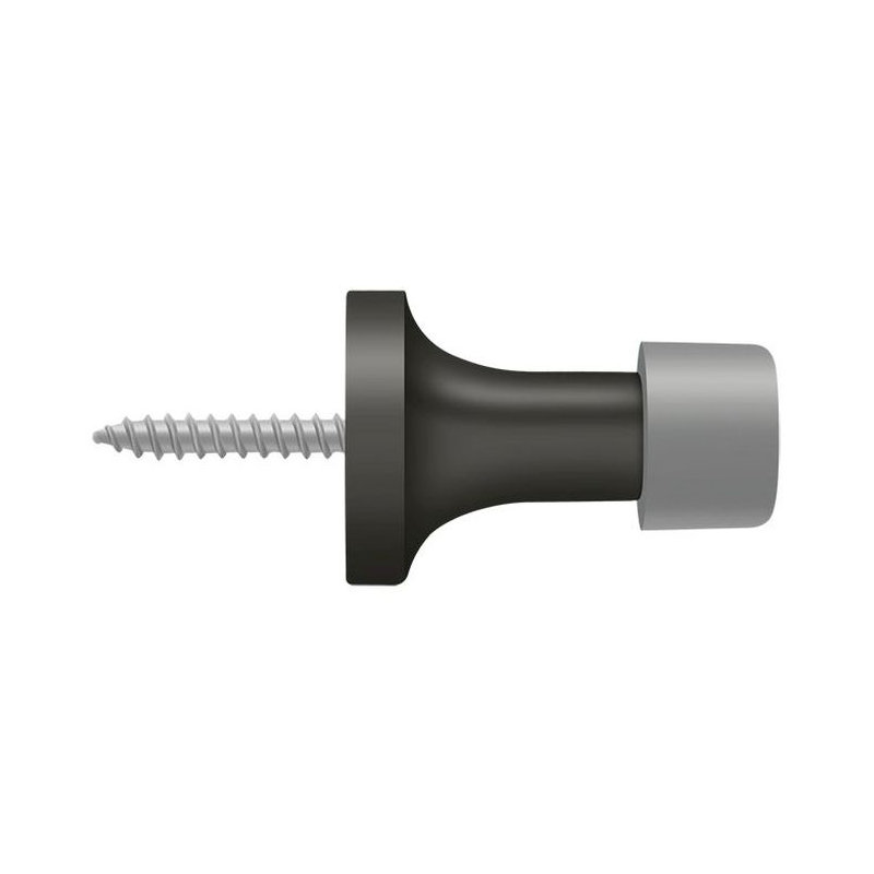 Tour de porte de plinthe Deltana BDS125U10B 1-3 / 8 ", laiton massif bronze huilé, Bronze frotté à l'huile