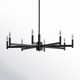 Tuscany 8 Light Metal Dimmable Chandelier