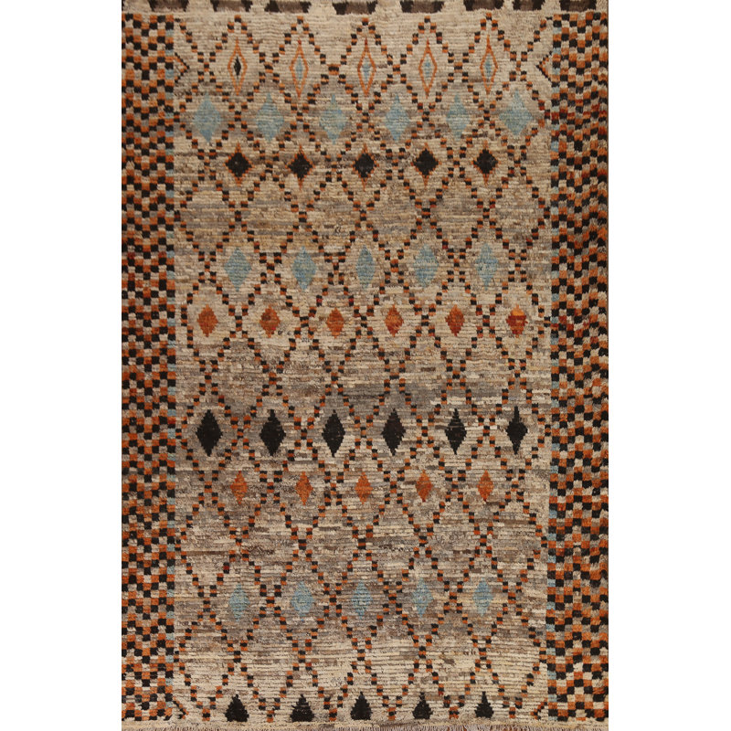 One-of-a-Kind 8'4'' X 10'2'' New Age Wool Area Rug in