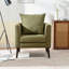 Chaise d'appoint avec pieds en bois et coussin moelleux-2132284468